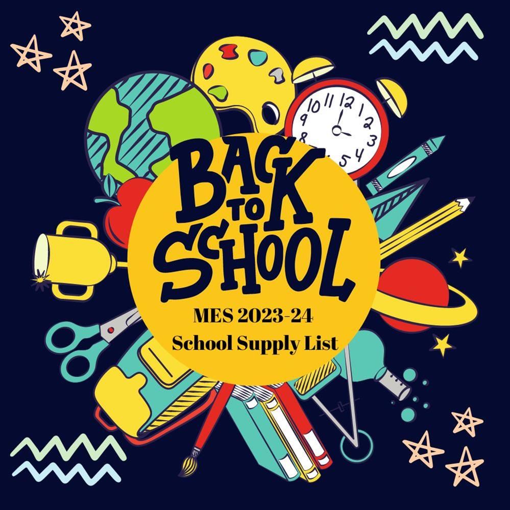  MES 2023-24 School Supply List
